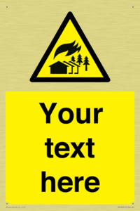 Custom Warning: Large scale fire zone